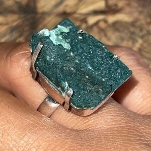 Rough Aventurine Ring Size 9 1/2